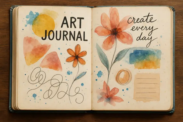 Art Journal - Art diary workshop for adults