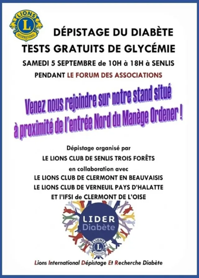 DEPISTAGE GRATUIT DU DIABETE