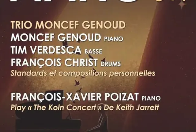 Festival de piano 2026: Trio Moncef Genoud et François-Xavier Poizat