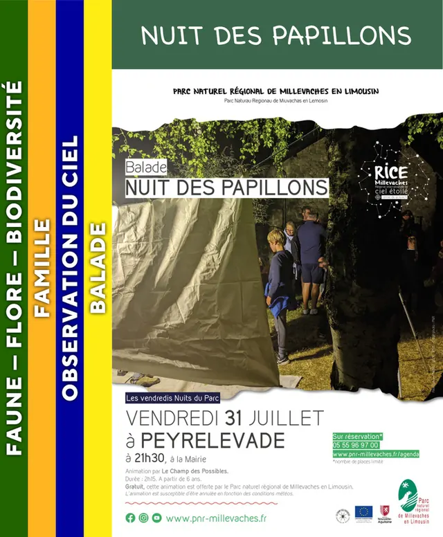 MILLEVACHES - Nuit des papillons