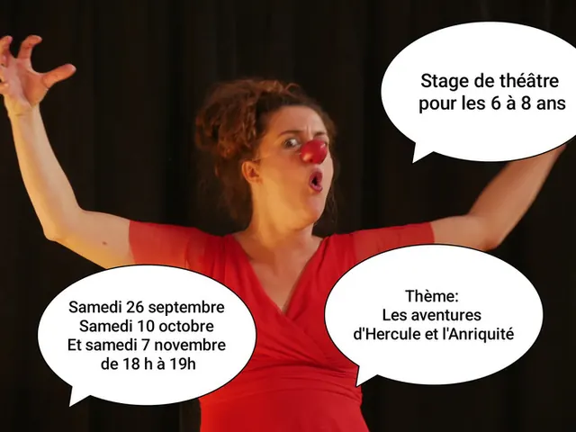Stage théâtre enfants 6-8 ans avec Amélie Abrieu à l'Atelier d'artistes