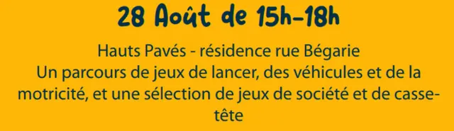Maison des Jeux – Hauts Pavés
