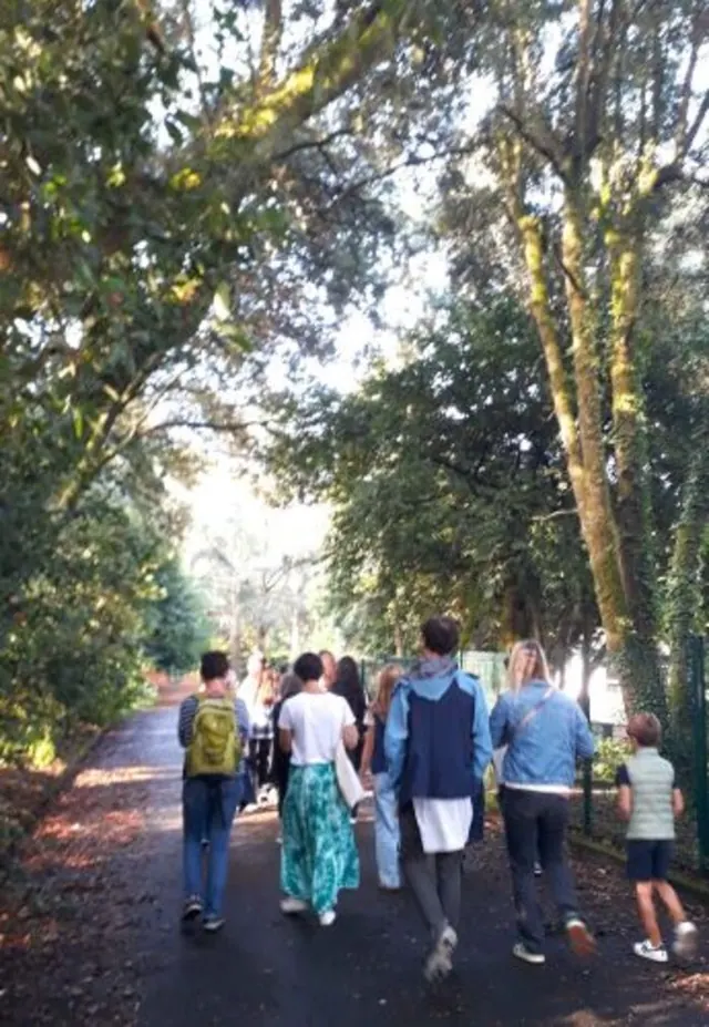 Réveil au parc du lycée Carcouët