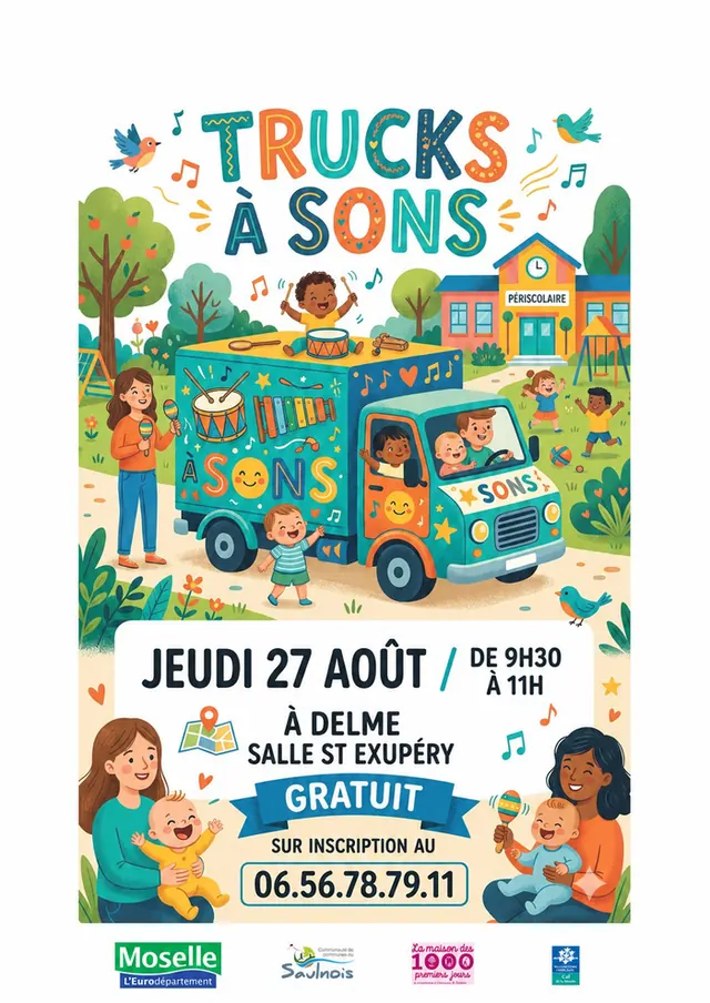 Atelier Musique Parents & Bébés animé par Truck à Sons