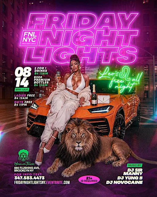 Friday Nights Lights at Mama Taco Everyone FREE B4 12am w/RSVP