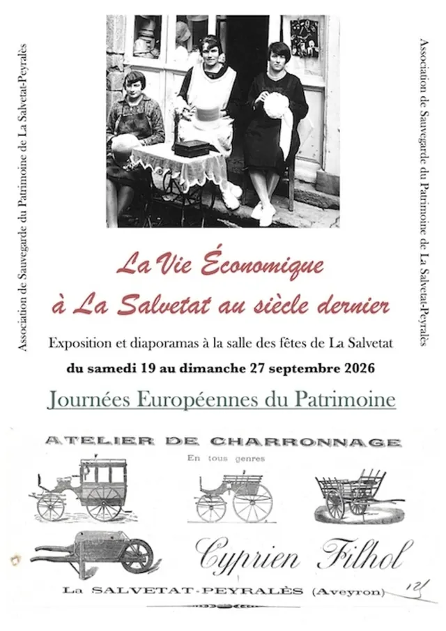 Exposition : "La vie économique à La Salvetat au siècle dernier"