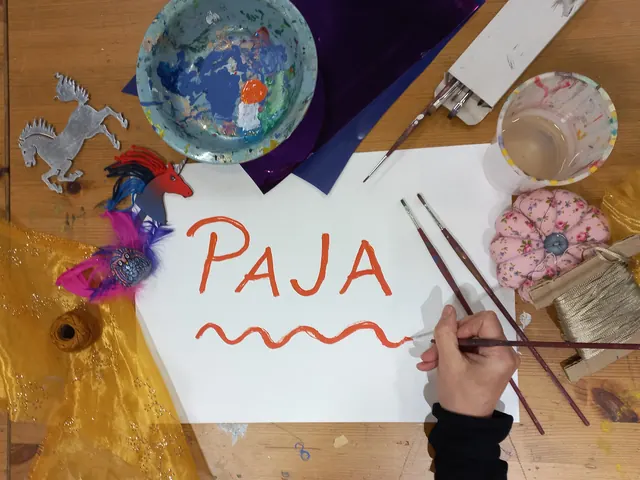 Crafting in Sello Library's Makerspace
