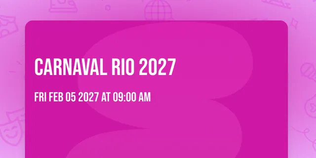 Carnaval Rio 2027