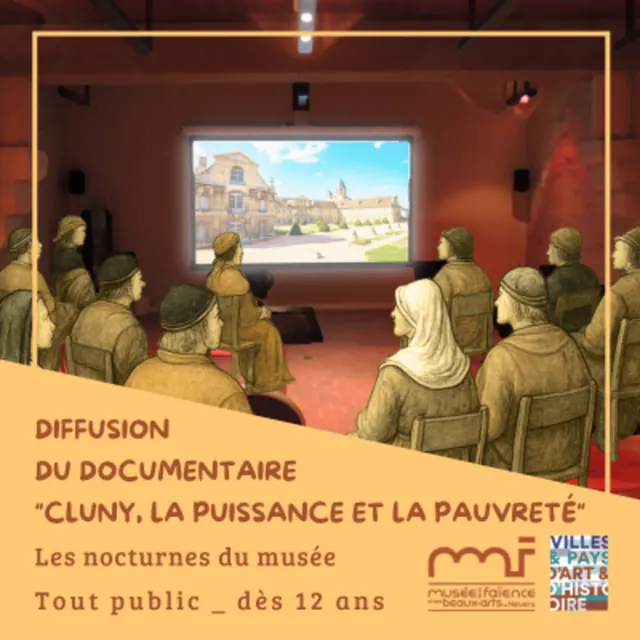 Diffusion du documentaire "Cluny, la puissance et la pauvreté"