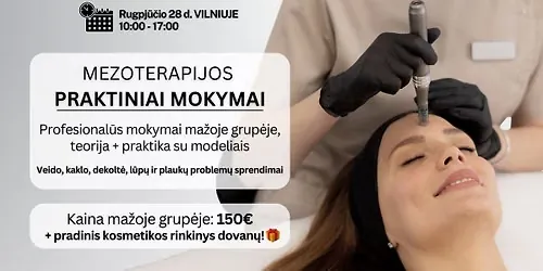 Mezoterapijos Praktiniai MOKYMAI | Vilnius