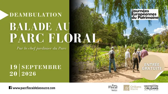 Balade guidée au Parc Floral