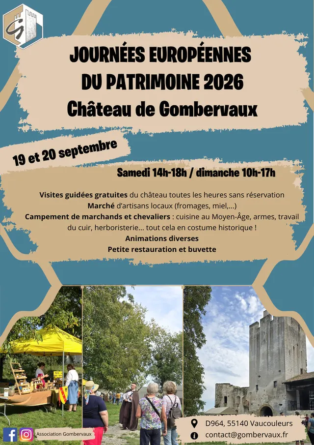 Visite costumée et animée du château de Gombervaux