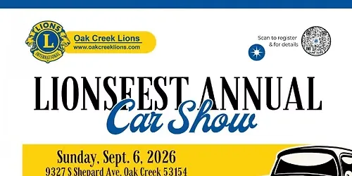 Oak Creek Lions Car Show