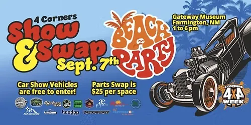 4 Corners Car Show &amp; Swap Meet Beach Party
