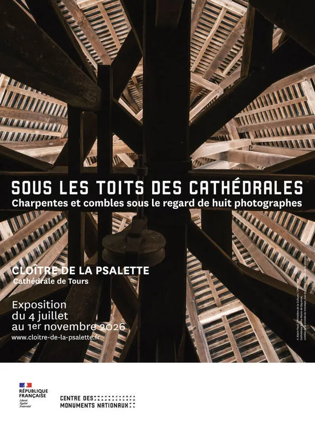 Sous les toits des cathédrales. Charpentes et combles sous le regard de huit photographes