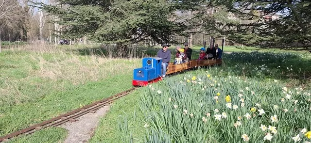 Le petit train dans la prairie des Fiancés