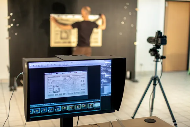 Découverte de l'atelier de photographie des Archives de Lyon