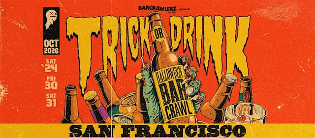 Trick or Drink: San Francisco Halloween Bar Crawl (3 Days)