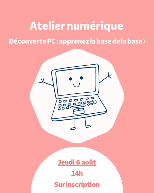 Atelier numérique, découverte PC