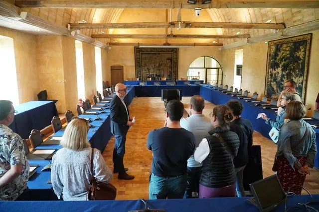 Visite de la salle Michel d'Aillières