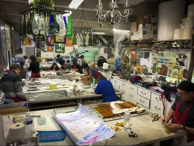 Visite des Ateliers de la Maison du Vitrail