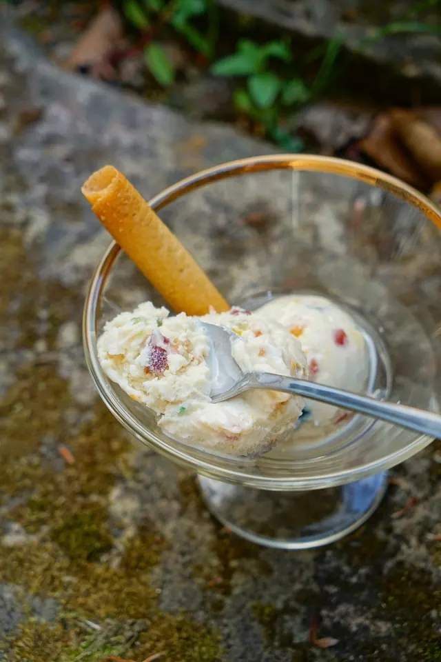 La glace Plombières : présentation et dégustation