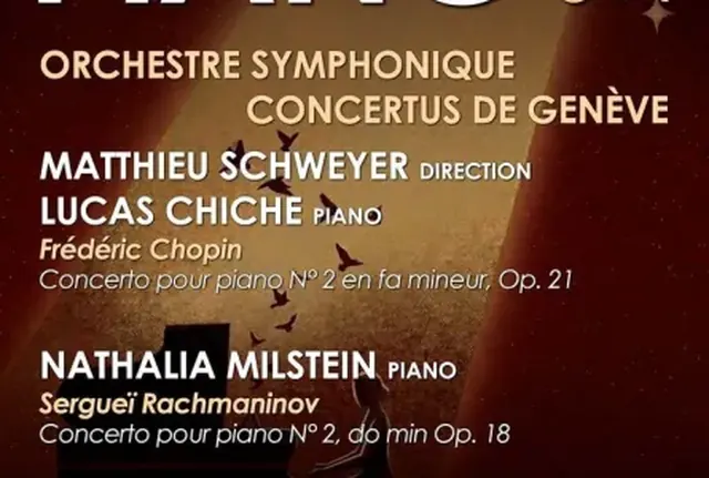 Festival de piano 2026: Orchestre Concertus, dirigé par Matthieu Schweyer, Lucas Chiche et Nathalia Milstein