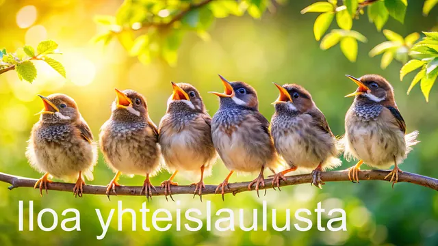 Iloa yhteislaulusta Laajasalon palvelukeskuksessa