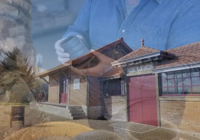 Une gare de 1914 devenue atelier de céramique : immersion chez un artisan d’art