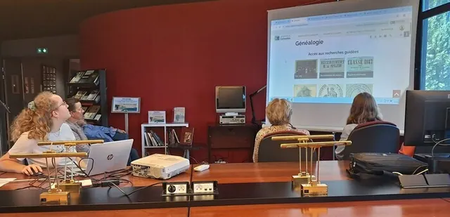 Démonstration : présentations du site internet des Archives du Calvados