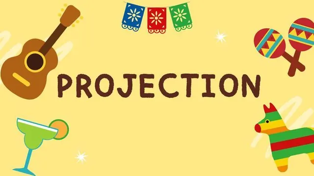 Projection d'un film d'animation