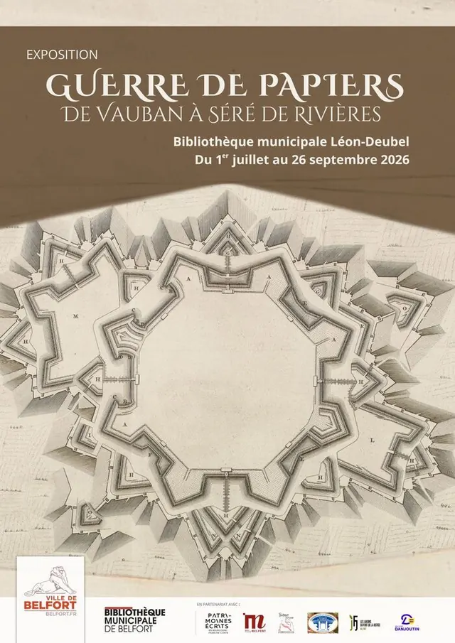 Exposition « Guerre de papiers de Vauban à Séré de Rivières »