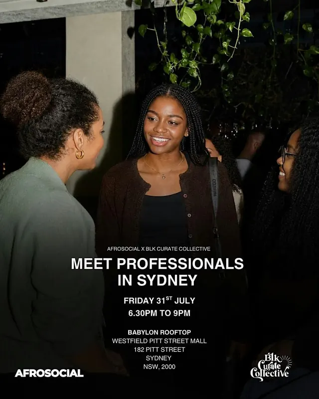 AFROSOCIAL x BCC I Meet Black Professionals in Sydney