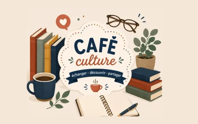 Café culture à la bibliothèque Maurice Genevoix