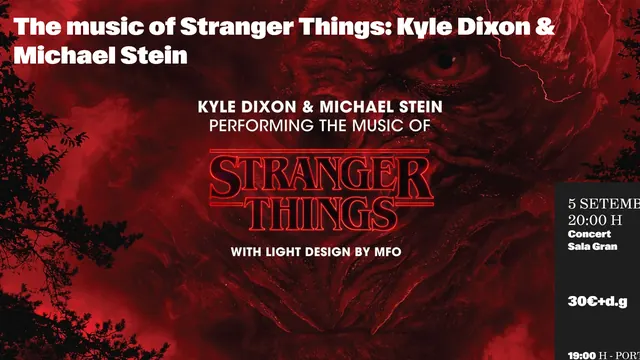 Concert "The music of Stranger Things: Kyle Dixon & Michael Stein "