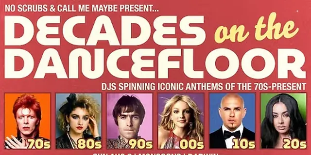 Decades on the Dancefloor - Darwin - LONG WEEKEND PARTY