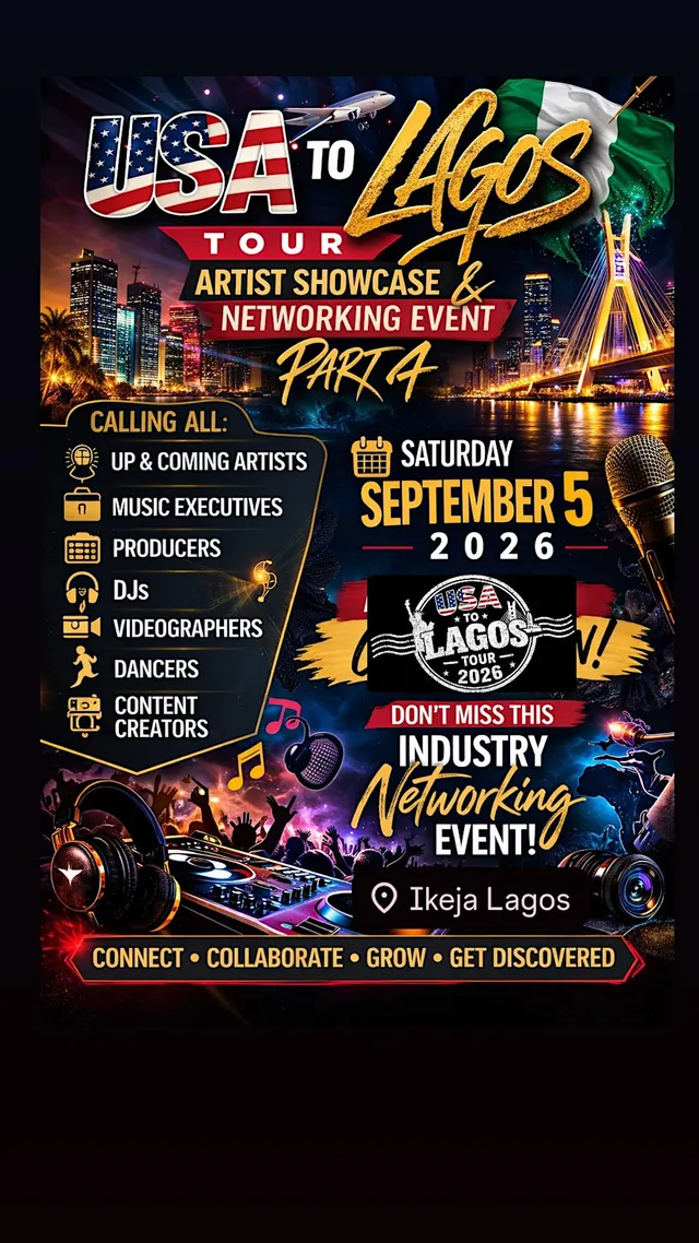 The USA to Lagos Artist Showcase and Networking Event